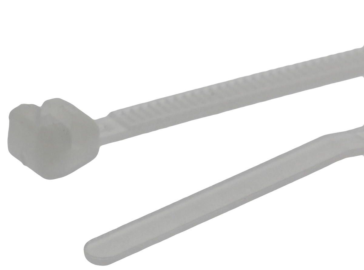 Legrand Cable Tie, 105mm x 2.4 mm, Clear Nylon, Pk-100