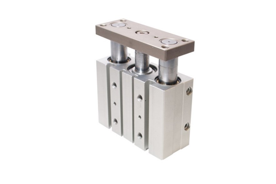 RS PRO Pneumatic Guided Cylinder - 50mm Bore, 100mm Stroke, Double Acting