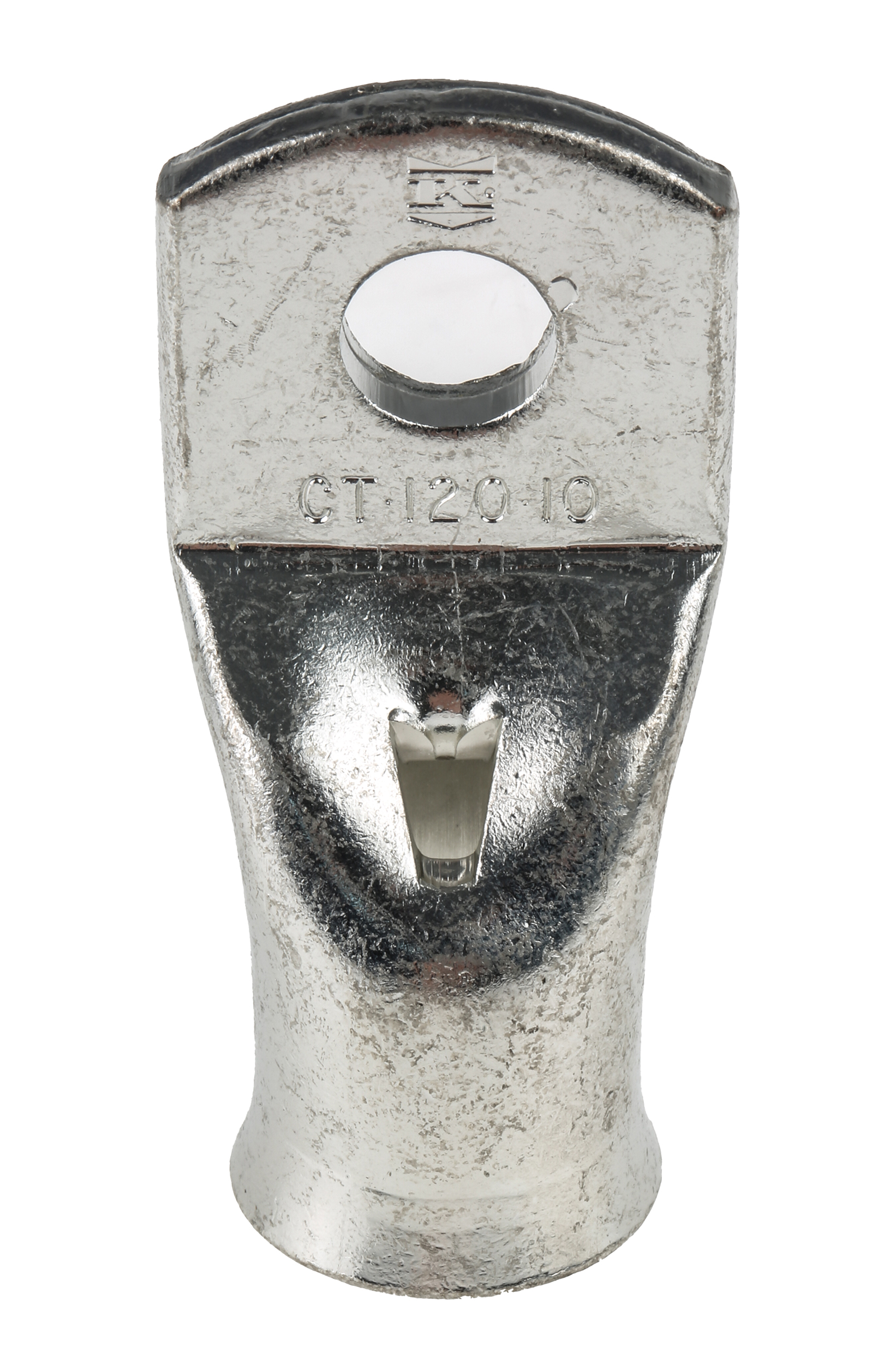 RS PRO Uninsulated Ring Terminal, M10 Stud Size to 120mm² Wire Size