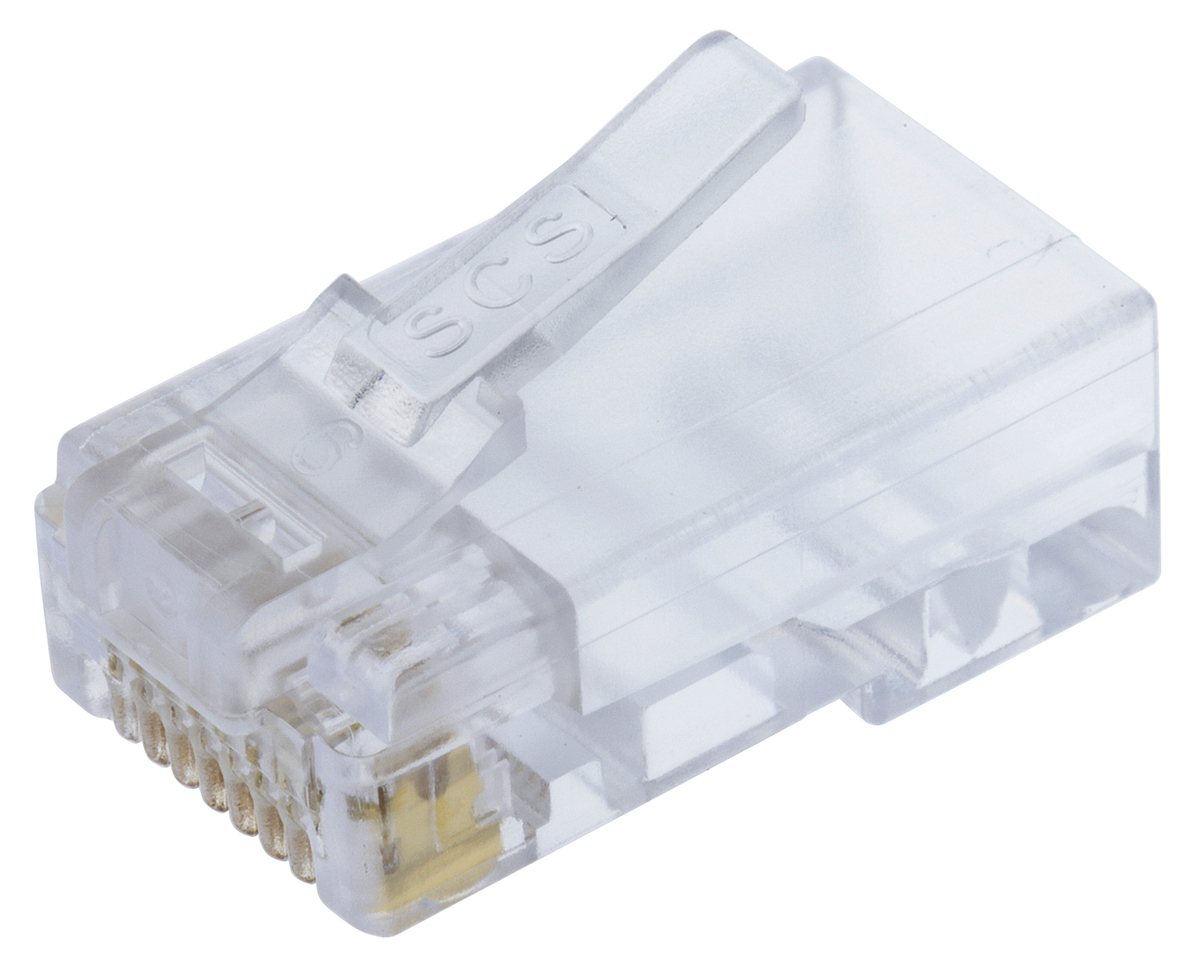 Bel-Stewart 943-SP Series Male RJ45 Connector, Cable Mount, Cat5 Straight 1 Port 8 -Way