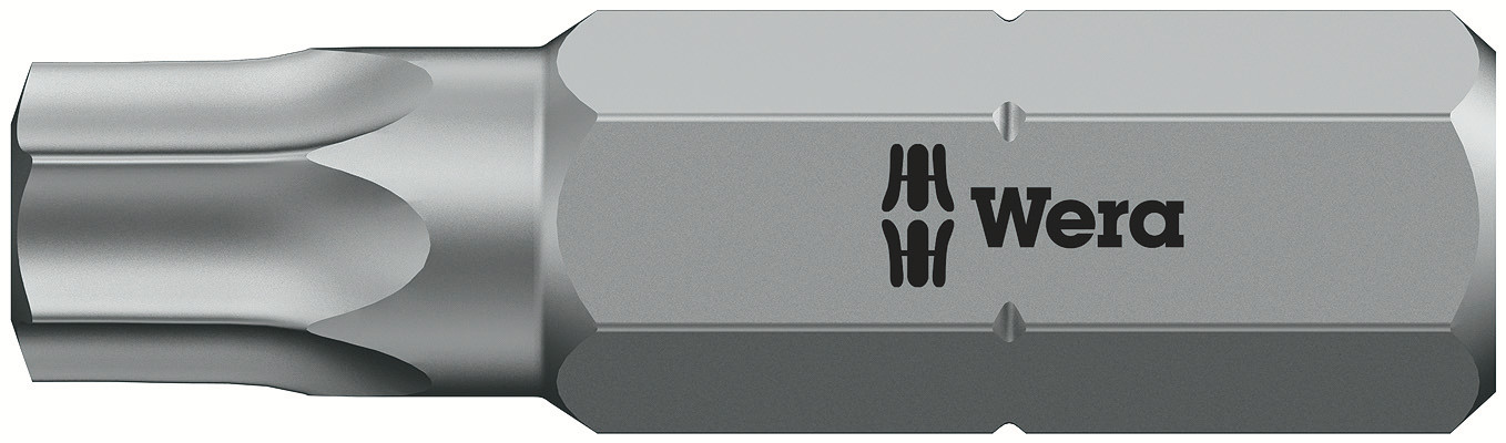 Wera Tamperproof Torx Screwdriver Bit, T30 Tip
