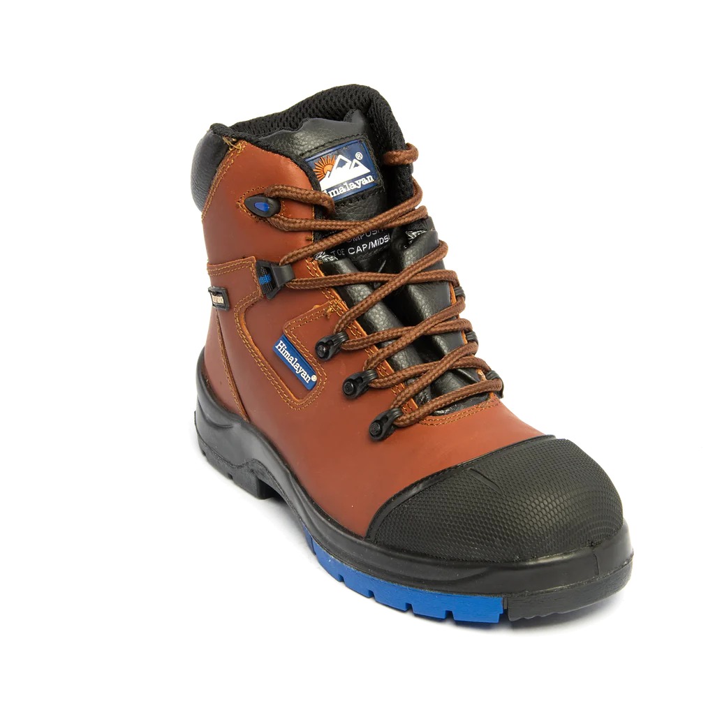Himalayan 5161 Brown Composite Toe Capped Unisex Safety Boots, UK 7, EU 41