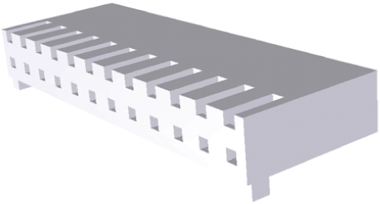 TE Connectivity, SL-156 Female Connector Housing, 3.96mm Pitch, 3 Way, 1 Row