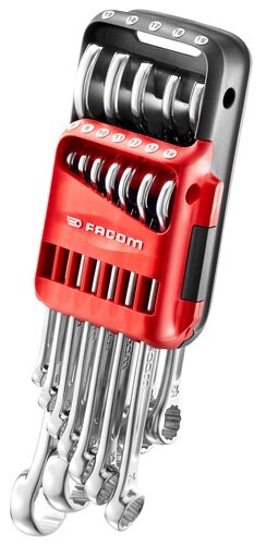 Facom 440 Series 14-Piece Combination Spanner Set, 7 → 24 mm