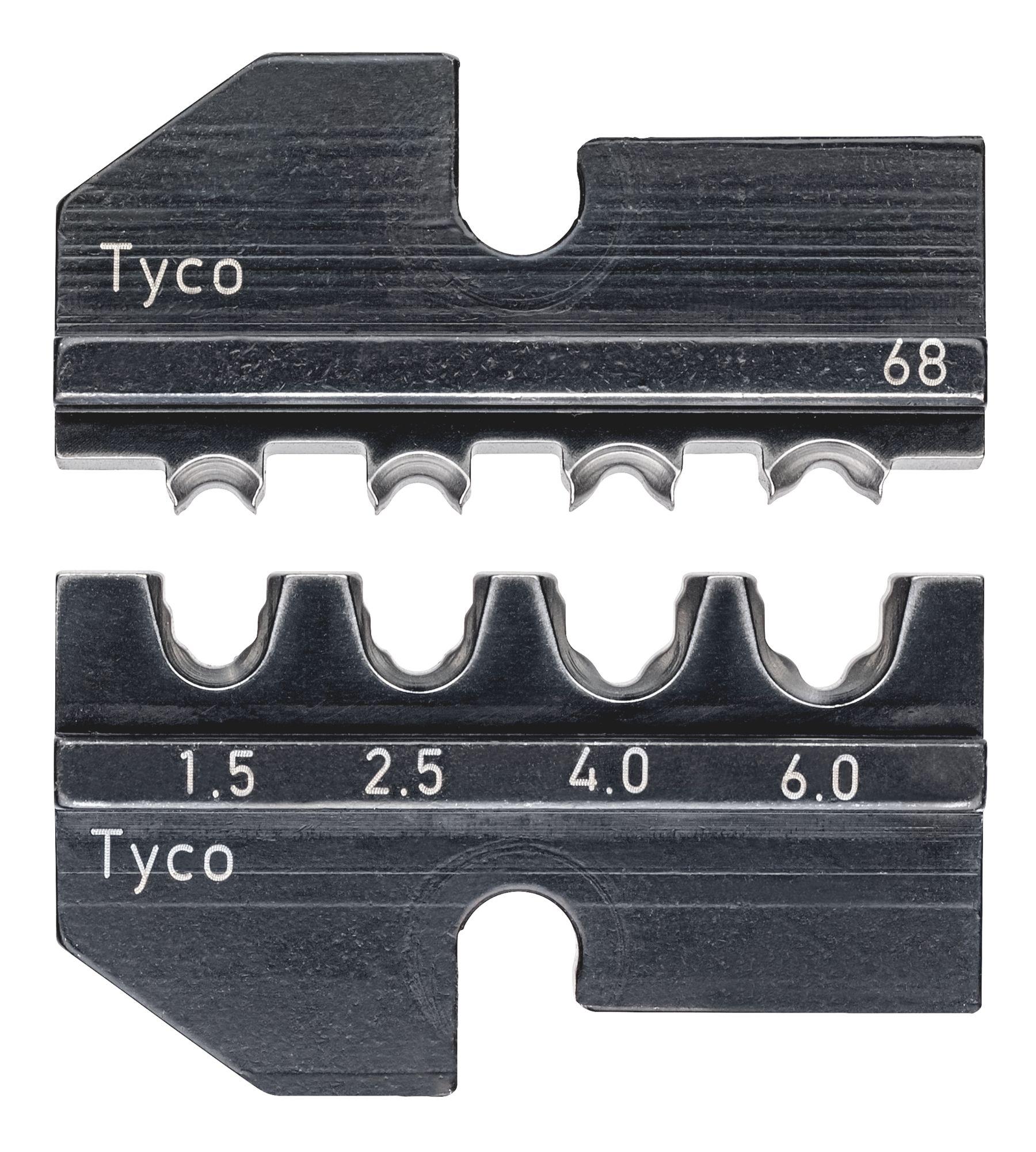 Knipex, 97 Crimp Die, Solar Cable Connector, Wire size 10 → 16AWG