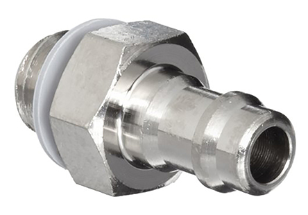 SMC M Series Straight Threaded Adaptor, M5 Male to Push In 6 mm, Threaded-to-Tube Connection Style
