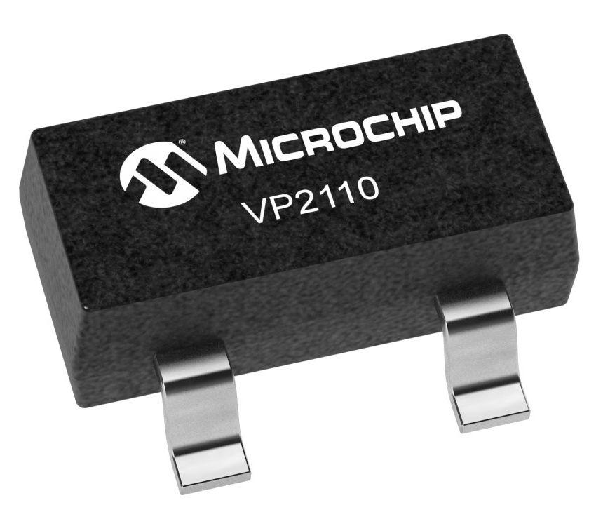 Microchip VP2110 Type P-Channel MOSFET, -120 mA, 100 V Enhancement, 3-Pin SOT-23 VP2110K1-G