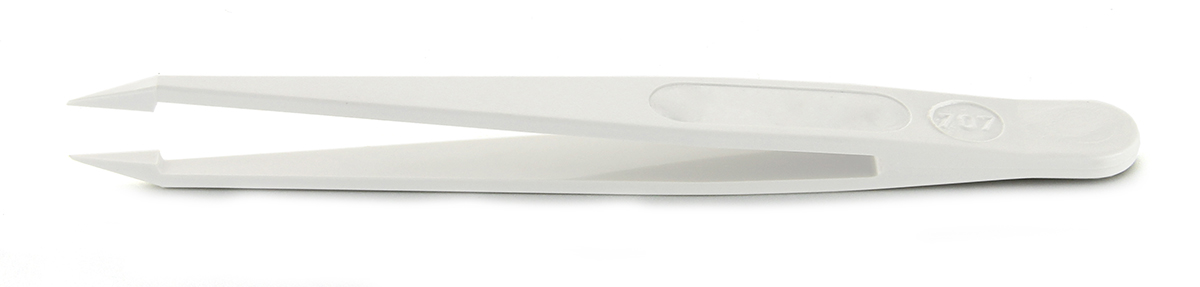 RS PRO 115 mm, Delrin Plastic, Pointed, Tweezers
