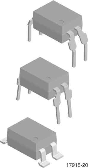 Vishay, SFH617A-3X006 Phototransistor Output Optocoupler, Through Hole, 4-Pin DIP