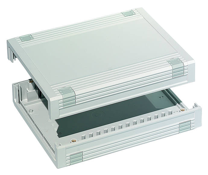 Bopla Ultramas Grey Plastic Enclosure, 157.5 x 198.9 x 62.2mm