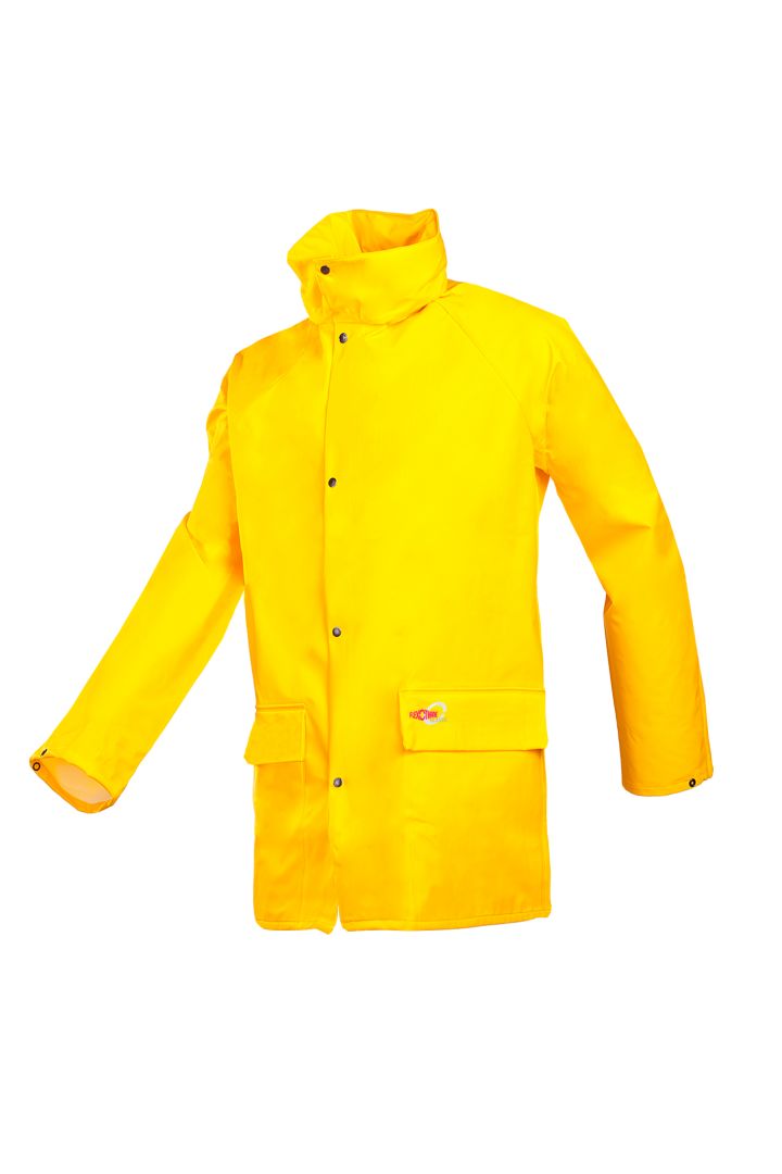 Sioen Dortmund Yellow, Water Repellent Rain Jacket, M