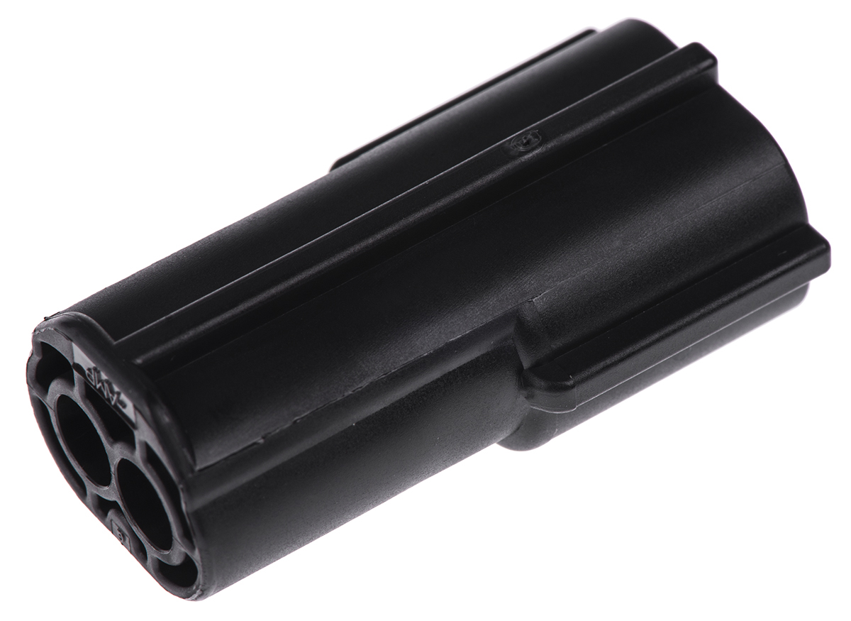 TE Connectivity, Econoseal J Mk II+ Automotive Connector Socket Black 2 Way 174354-2