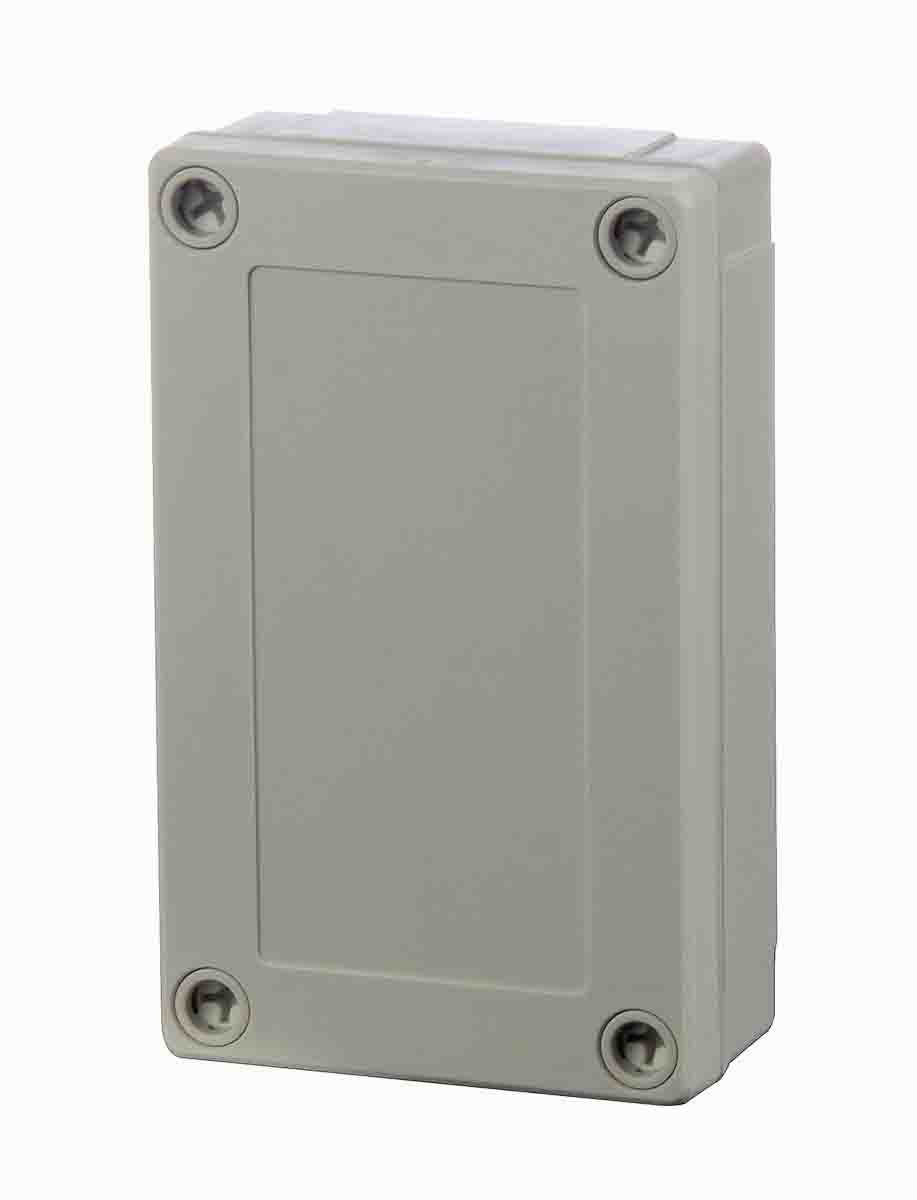 Fibox Grey Polycarbonate Enclosure, IP66, IP67, IK08, Grey Lid, 130 x 80 x 50mm