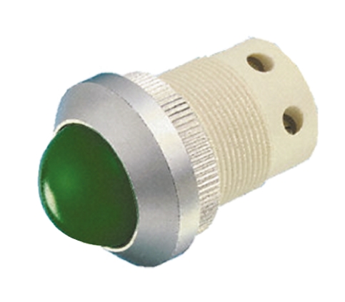 Signal Construct Green Panel Mount Indicator, 20 → 28V, 22mm Mounting Hole Size