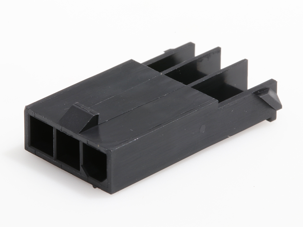Molex, 200471 4 Way Nylon Connector Housing, Black