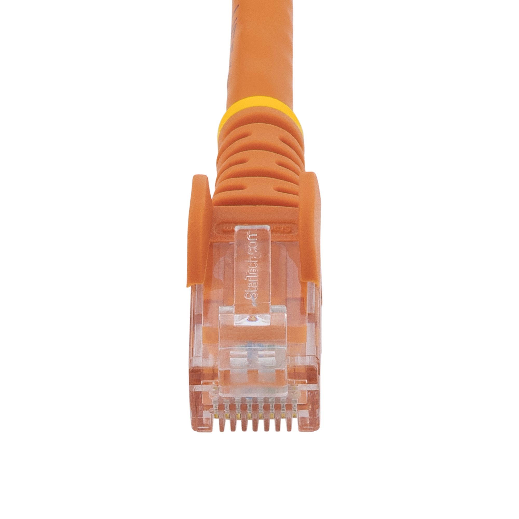 StarTech.com, 2m Cat6, Orange RJ45 to Male RJ45 Male, U/UTP Unshielded, Terminated PVC Sheath
