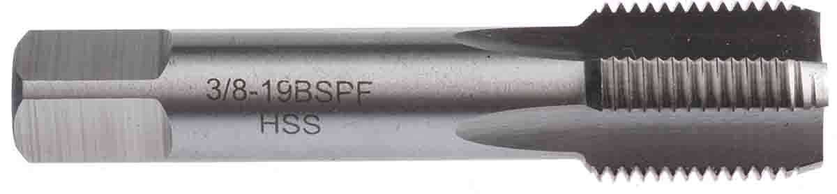 RS PRO Tap Set HSS 2-Piece BSPF Standard Hand Tap 3/8 BSPF Thread