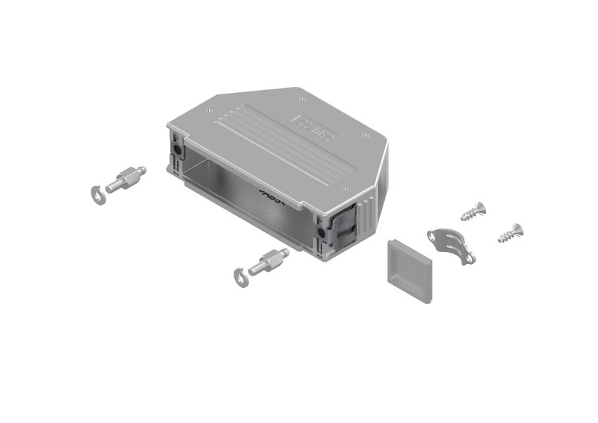 Amphenol Industrial 16-0032 Cable Mount D-sub Connector, with Snap locks