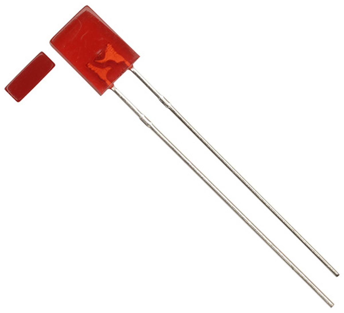 Kingbright2.5 V Red LED Rectangular Through Hole, L-113IDT
