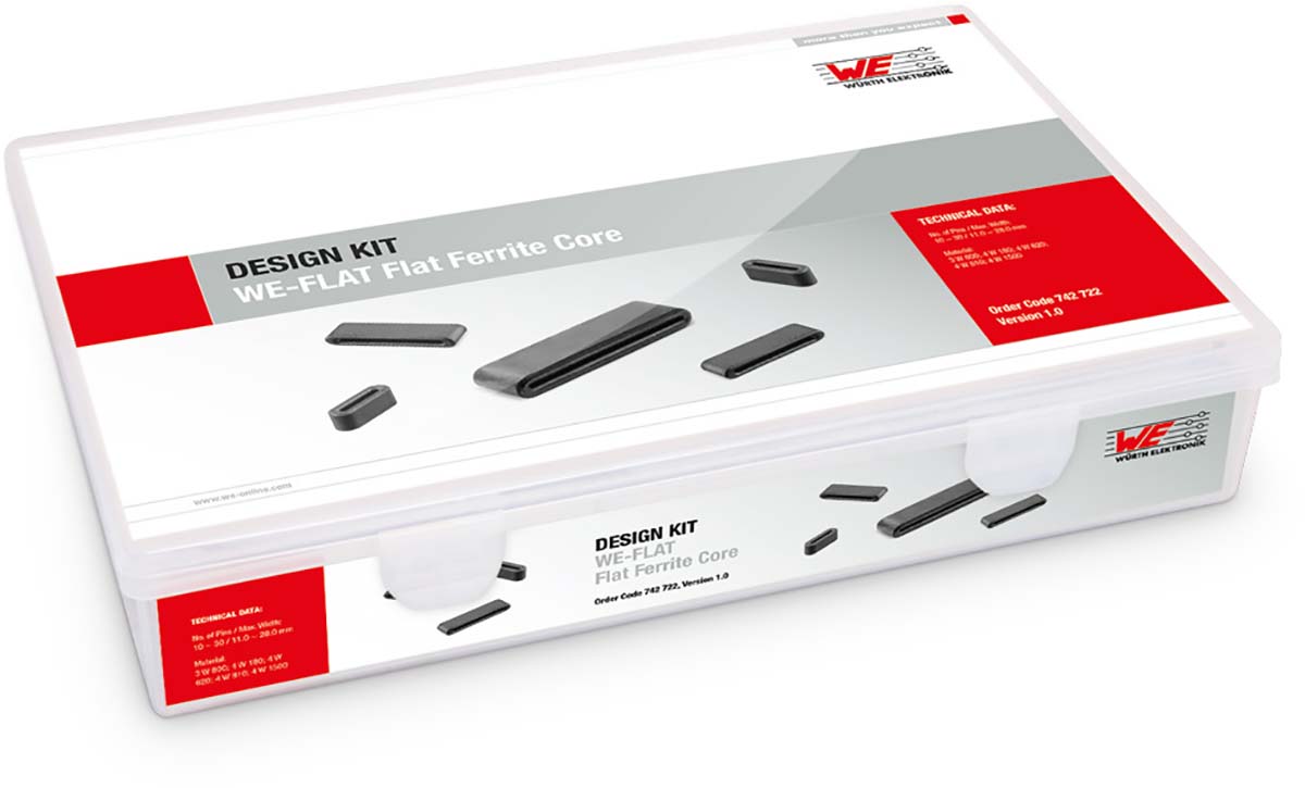 Wurth Elektronik 24 piece Ferrite Kit Includes Ferrite Core