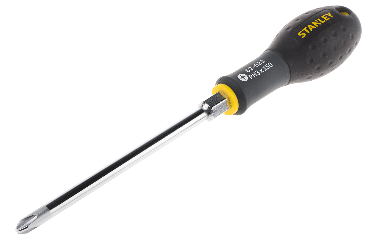 Stanley Phillips  Screwdriver, PH3 Tip, 150 mm Blade, 150 mm Overall