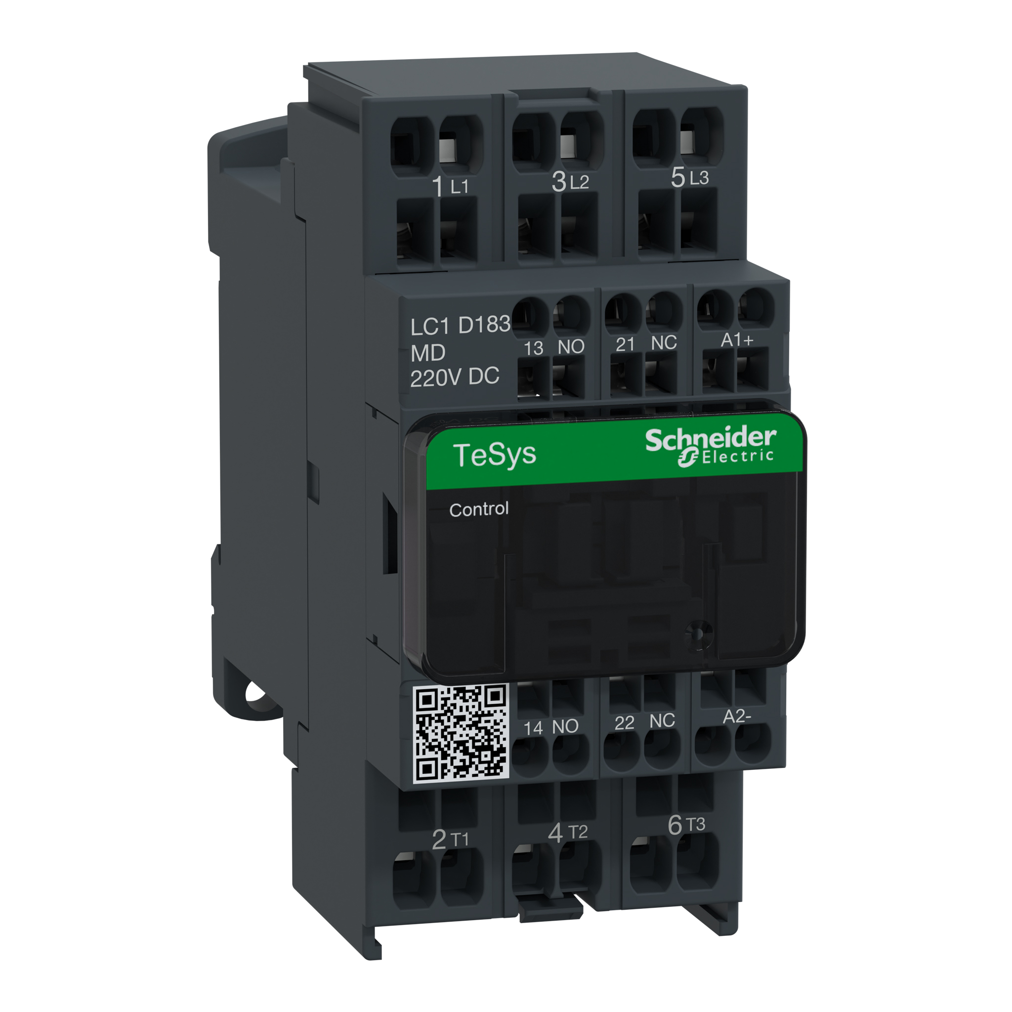 Schneider Electric LC1D Contactor, 230 V dc Coil, 3-Pole, 25 A, 7.5 kW 220 V, 3 NO, 300 V dc, 690V ac
