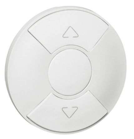 Legrand White Roller Shutter Switch, Celiane Series