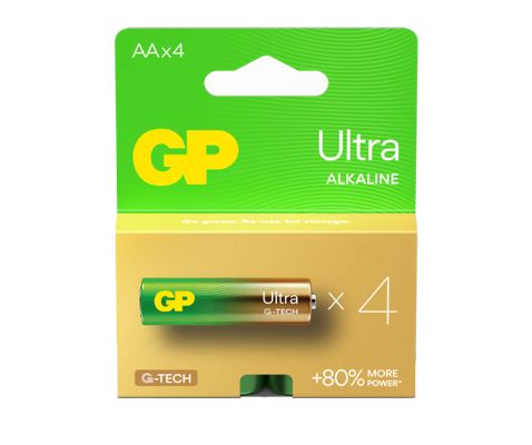 Gp Batteries GP Batteries Ultra Alkaline Alkaline Manganese Dioxide AA Battery 1.5V