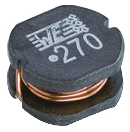 Wurth Elektronik, WE-PD2 No Wirewound Surface Mount Inductor with a Ferrite Core, 68 μH Wirewound ±10 % 1.19 A Idc