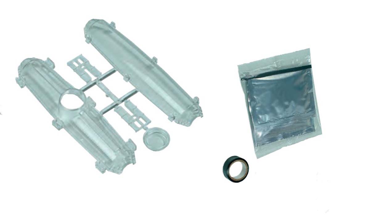 MECATRACTION Cylindrical Adaptable Box, 260mm x 47mm x 47mm