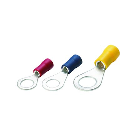 RS PRO Insulated Ring Terminal, M5 Stud Size, Blue
