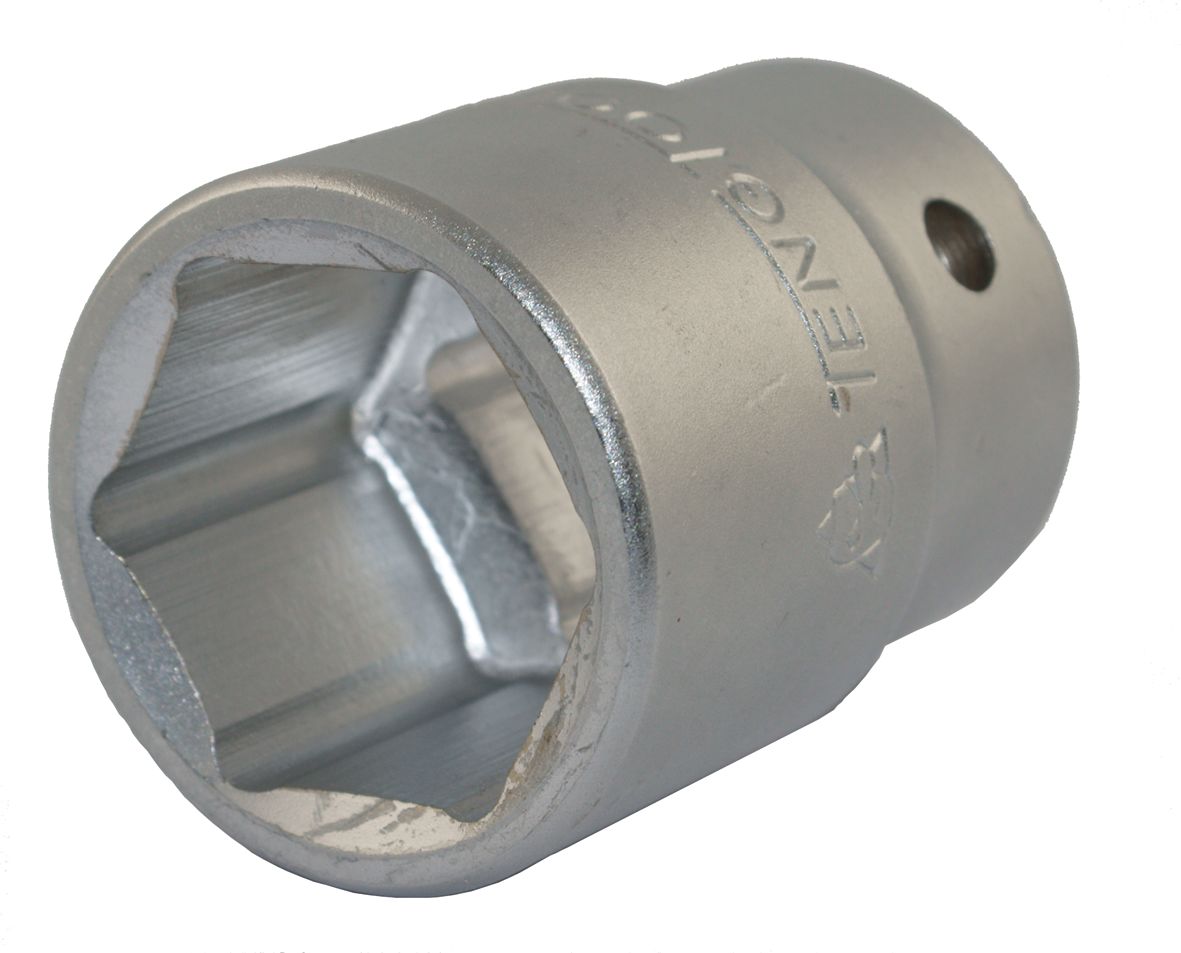 Teng Tools 3/4 in Drive 24mm Standard Socket, Hex Bit, 51 mm Overall Length