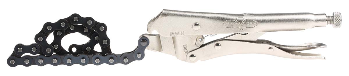Irwin Chain Wrench, 225mm Jaw Capacity, Metal Handle