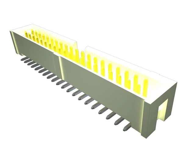 Samtec HTST Series Vertical Surface PCB Header, 16 Contact(s), 2.54 mm Pitch, 2 Row, Shrouded
