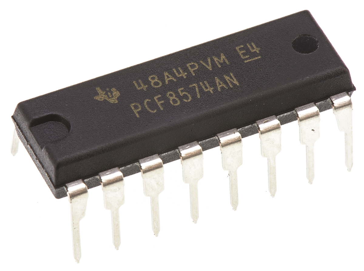 Texas Instruments 8-Channel I/O Expander I2C, SMBus 16-Pin PDIP, PCF8574AN