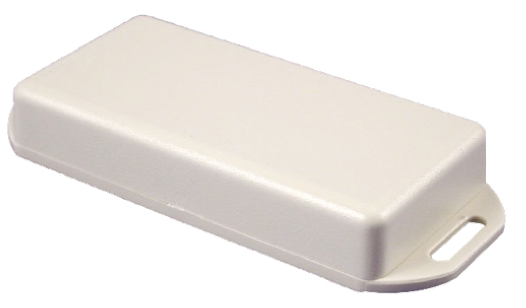 Hammond 1551 Series Grey ABS Enclosure, IP54, Flanged, Grey Lid, 80 x 40 x 15mm
