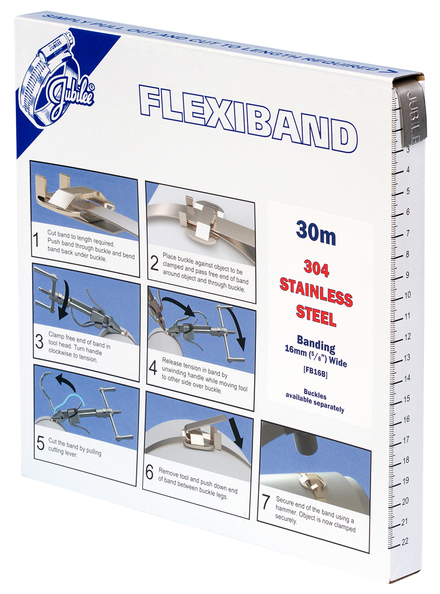 Jubilee Stainless Steel, 16mm Band Width