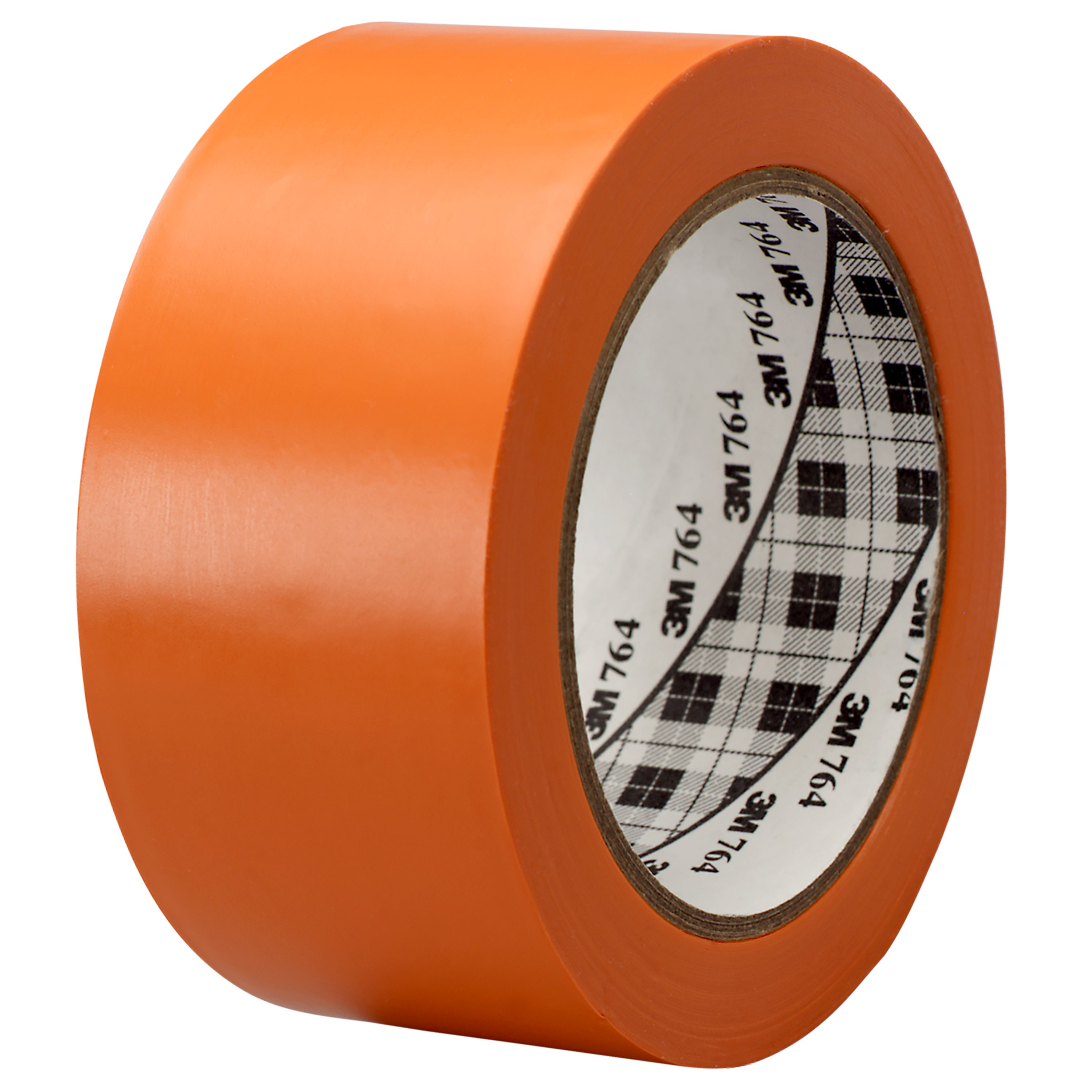 3M 764 Orange PVC 1296in Vinyl Tape, 0.125mm Thickness