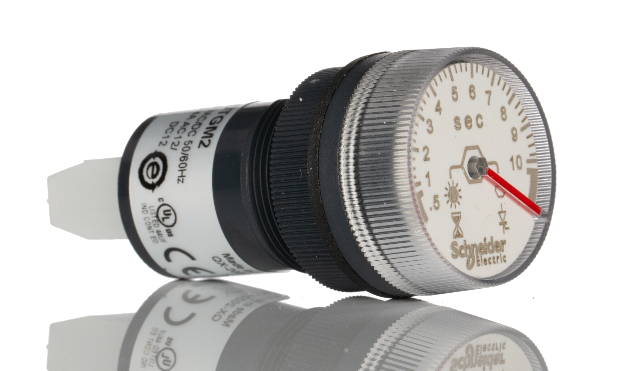 Schneider Electric Harmony Series Panel Mount Timer Relay, 110 → 230V ac/dc, 0.5 → 10s, 1-Function