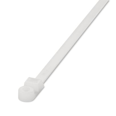 Phoenix Contact Cable Ties, Internal Teeth, 200mm x 7.8 mm, Clear Polyamide, Pk-100
