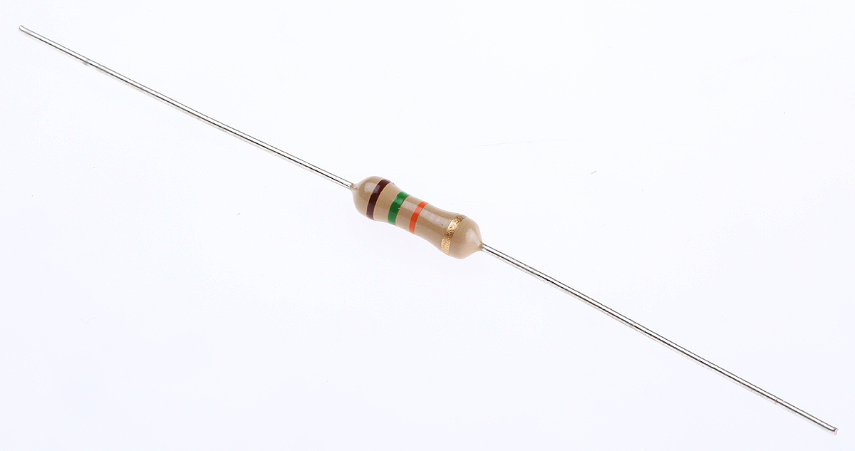 TE Connectivity 15kΩ Carbon Film Resistor 0.5W ±5% CFR50J15K