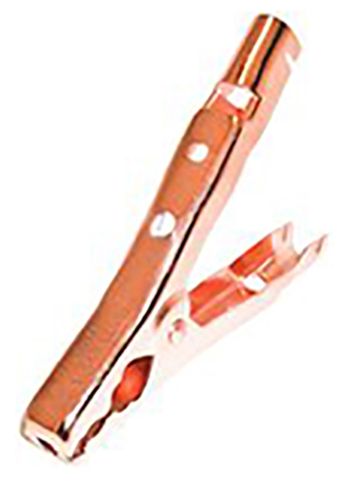 Mueller Electric Crocodile Clip, Copper-Plated Steel Contact, 200A
