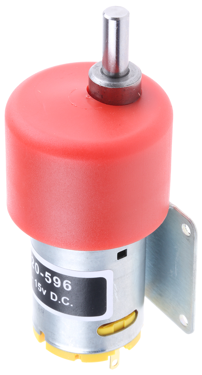 RS PRO Brushed Geared DC Geared Motor, 7.98 W, 12 V dc, 59 Ncm, 116 rpm, 6mm Shaft Diameter