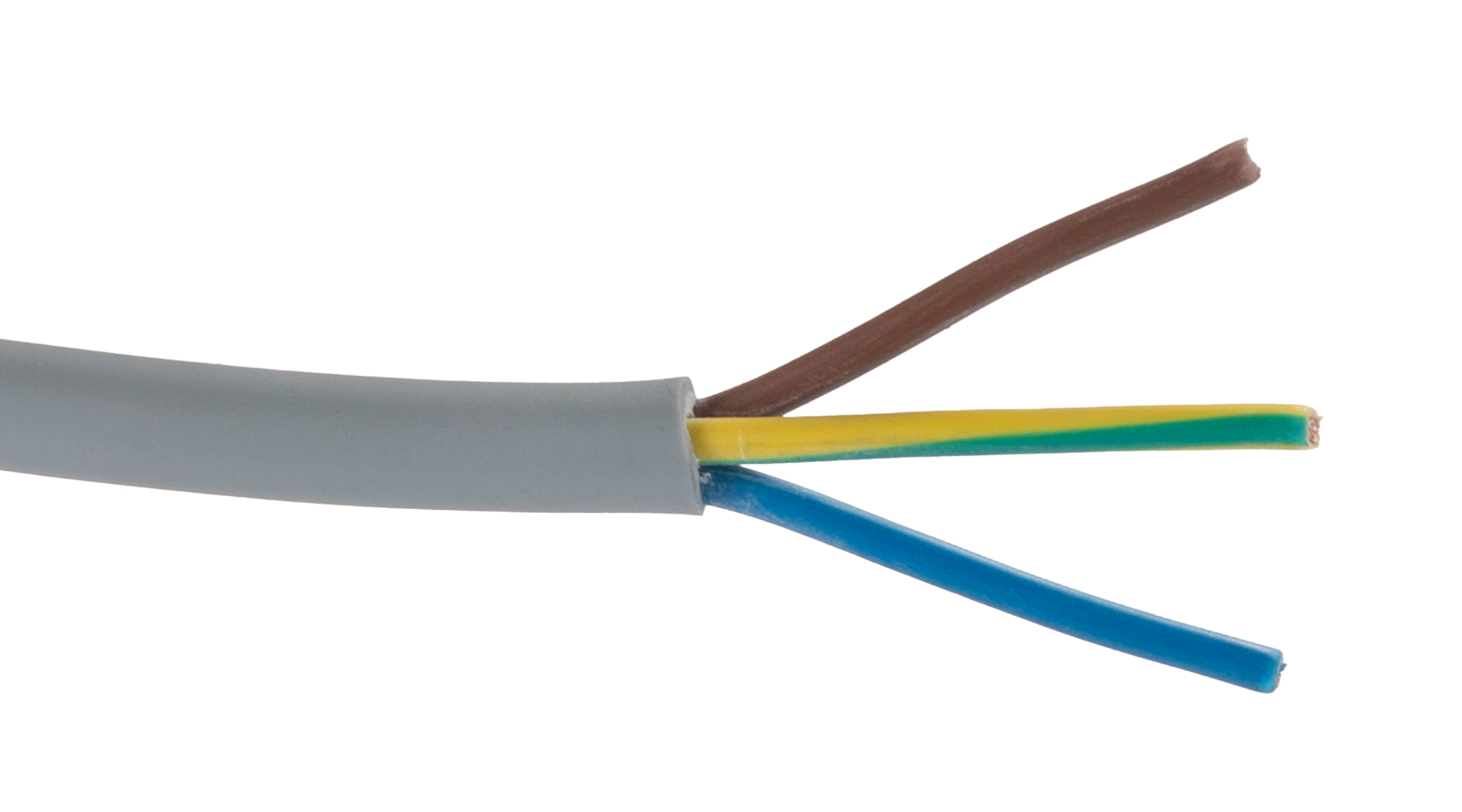 Belden C3GD Control Cable, 3 Cores 1.5 mm², Unscreened, 50 m, Grey Polyvinyl Chloride Sheath