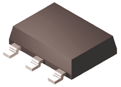 onsemi BCP54 NPN Transistor, 1.5 A, 45 V, 3 + Tab-Pin SOT-223