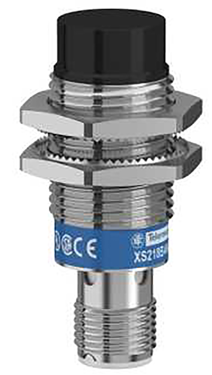 Telemecanique Sensors Inductive Threaded Barrel Proximity Sensor, M18, 16 mm Detection, NPN NO, 12 → 24 V dc