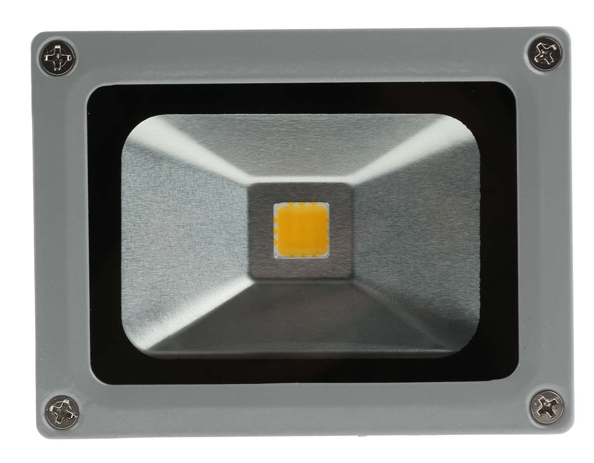 RS PRO Floodlight, 1 LED, 10 W, 950 → 1050 lm, IP65, 85 → 265 V ac