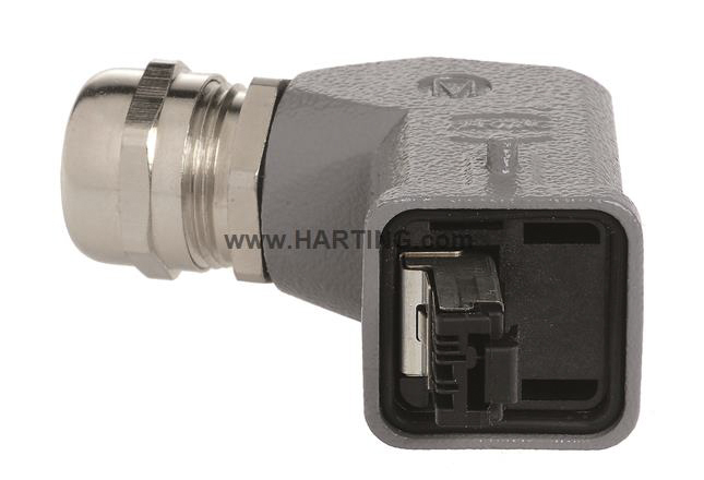 HARTING Cat5 Plug, 4 Way, Male, Han A, Cable Mount