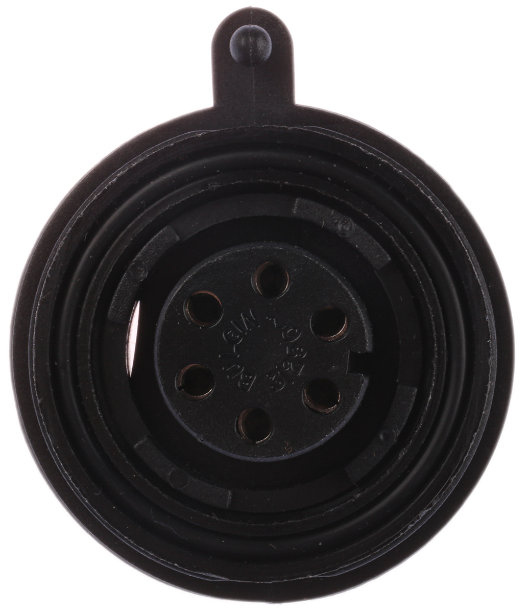 Bulgin Circular Connector, 6 Contacts, Panel, Standard Connector, Socket, Female, IP68, Standard Buccaneer Series