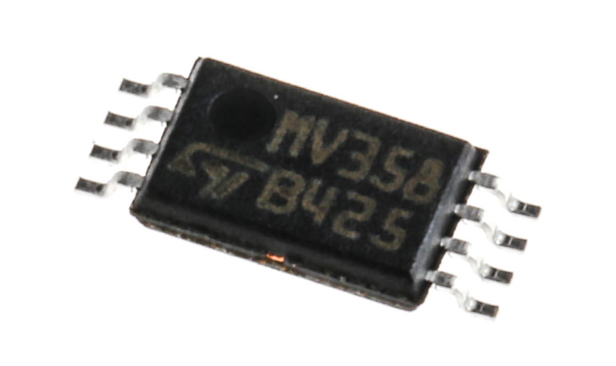 LMV358IPT STMicroelectronics, Operational Amplifier, 1.3 MHz, 8-Pin 6 V TSSOP